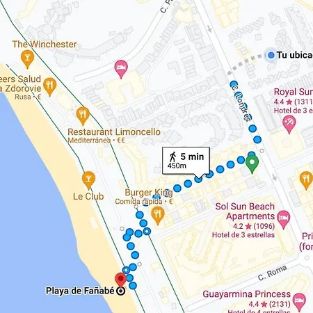 Beach, Shopping A Few Meters Away Apartment Costa Adeje (Tenerife)